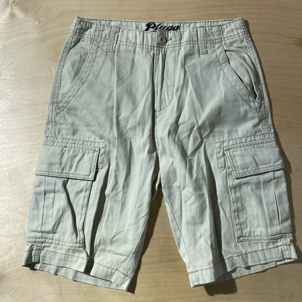 Plugg Men's Tan Cargo Shorts 30 (GX)